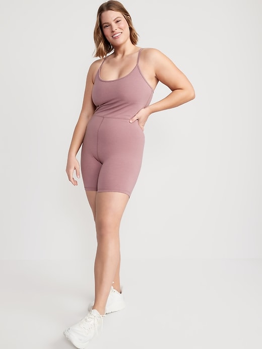 Image number 4 showing, PowerChill Racerback Bodysuit -- 6-inch inseam