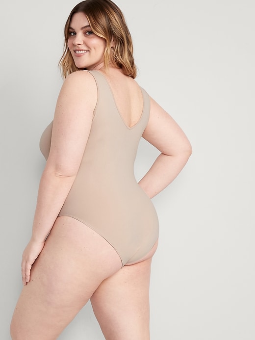 Image number 8 showing, Seamless Base-Layer Tank Top Bodysuit