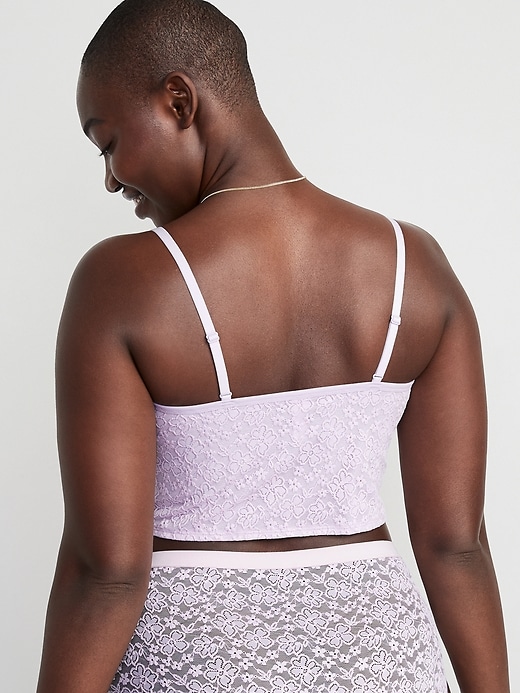 Image number 6 showing, Lace Brami Tank Top