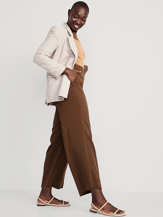 Image number 3 showing, High-Waisted Playa Wide-Leg Pants