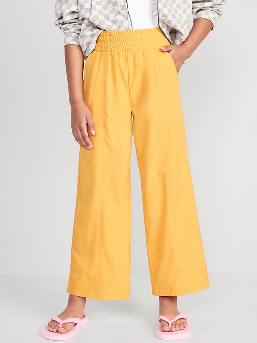 View large product image 1 of 4. StretchTech High-Waisted Wide-Leg Performance Pants for Girls
