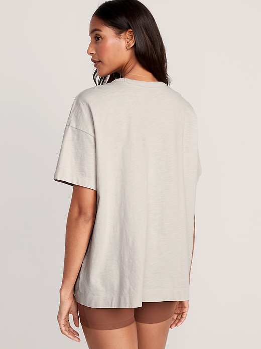 Image number 2 showing, Oversized Vintage Slub-Knit Tunic T-Shirt