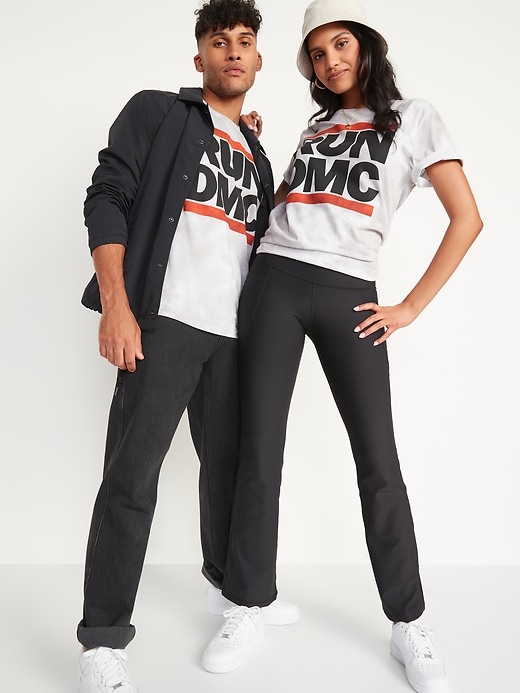 View large product image 2 of 2. RUN DMC™ Tie-Dye Gender-Neutral Graphic T-Shirt for Adults