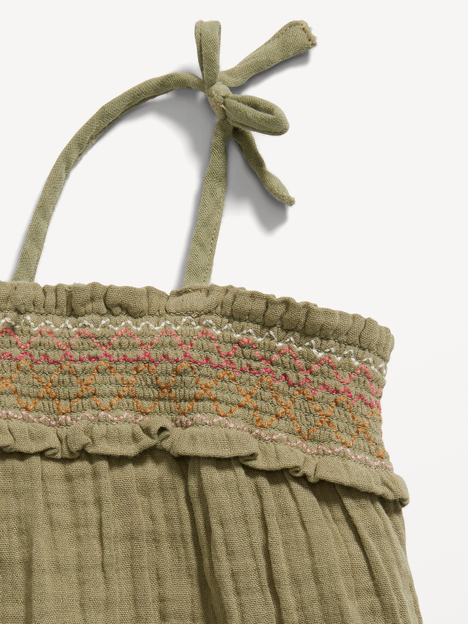 DoubleWeave Sleeveless TieShoulder OnePiece for Toddler Girls Old Navy