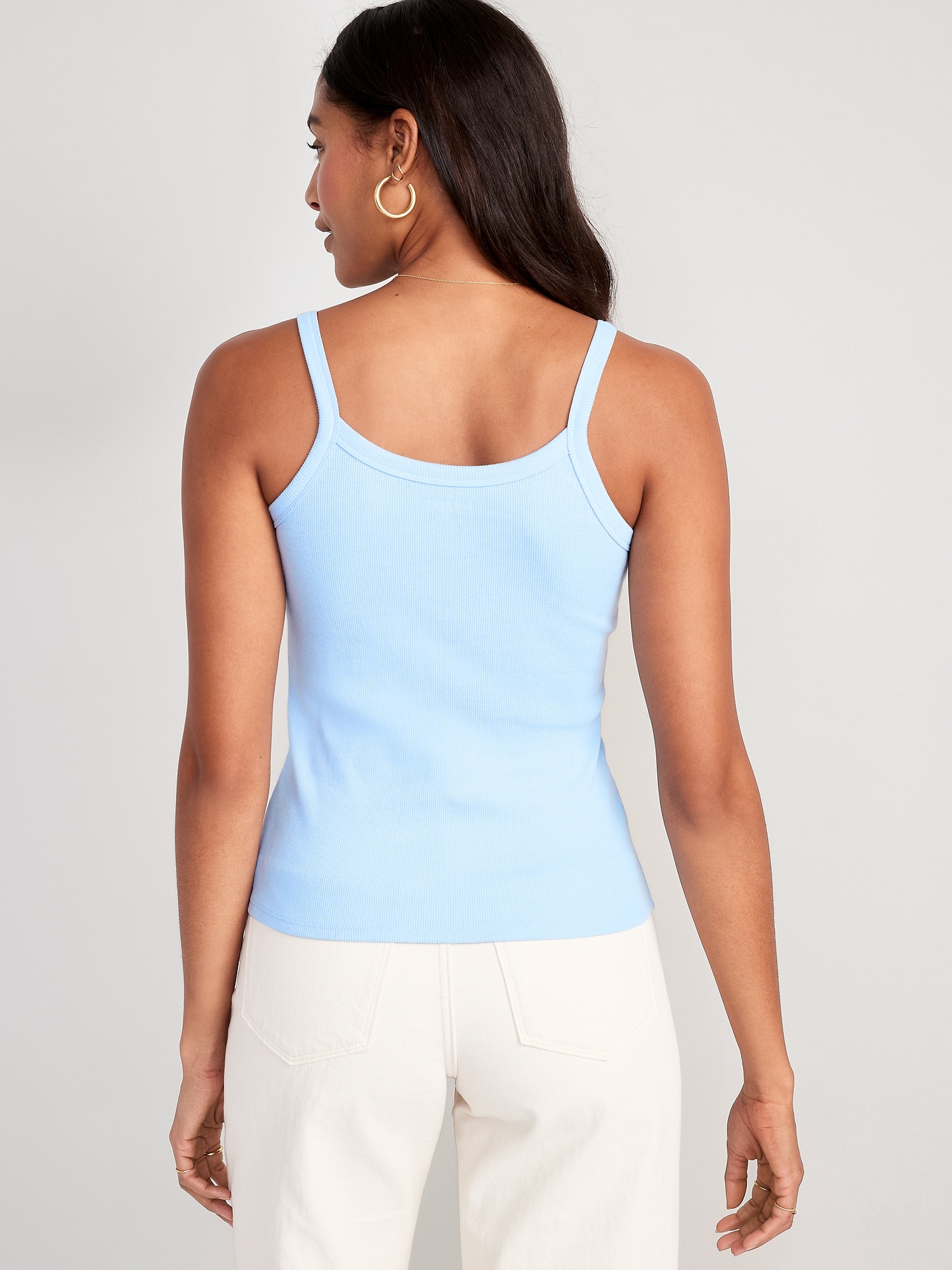 Fitted Rib-Knit Cami Top | Old Navy