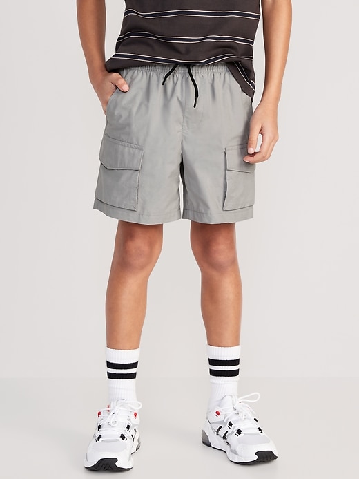 View large product image 1 of 4. Straight Cargo Jogger Shorts for Boys (Above Knee)