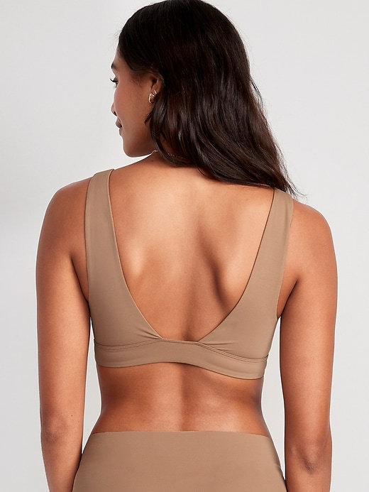 View large product image 2 of 8. V-Neck No-Show Bralette Top