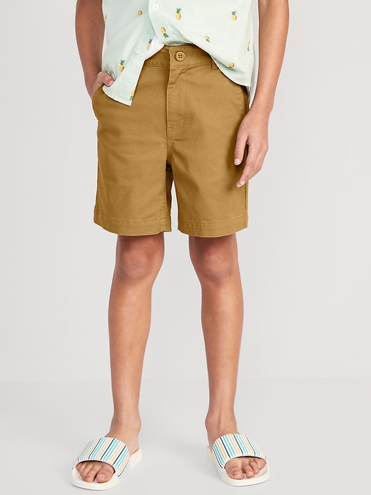 View large product image 1 of 4. Straight Twill Shorts for Boys (Above Knee)