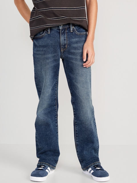 Built-In Flex Boot-Cut Jeans for Boys - Medium Wash