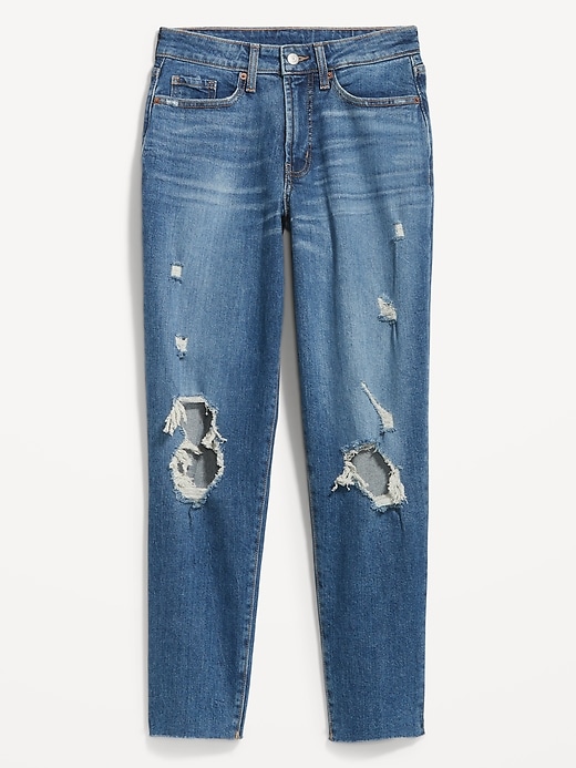 Image number 4 showing, Curvy High-Waisted OG Straight Ankle Jeans for Women