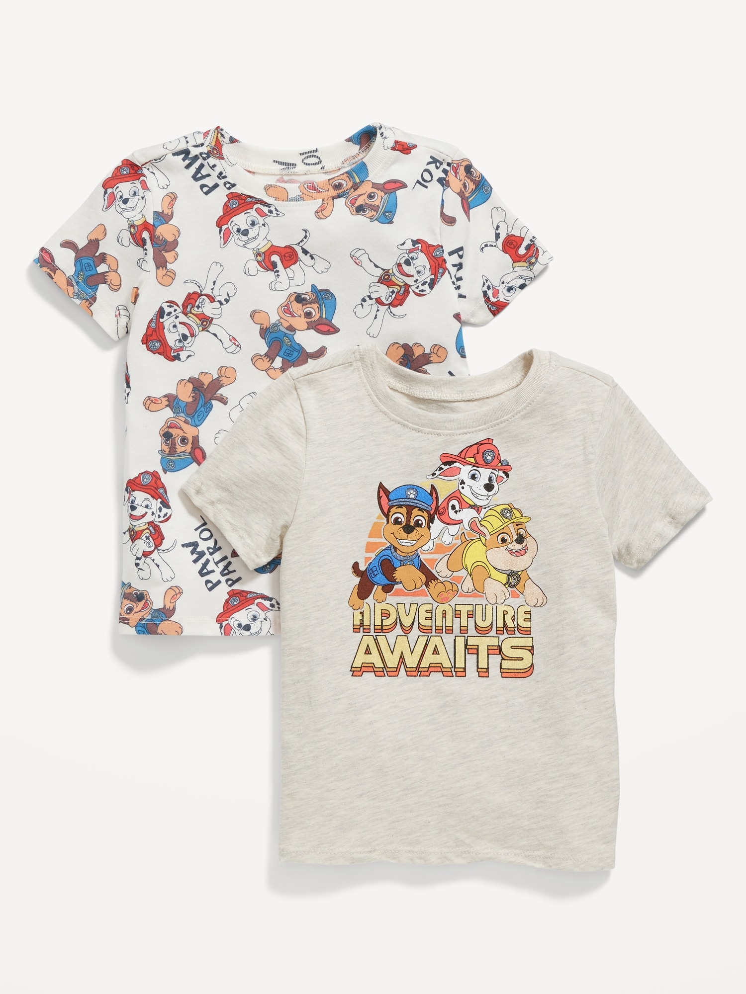 Graphic for | Old 2-Pack Unisex Paw Navy Toddler Patrol™ T-Shirt
