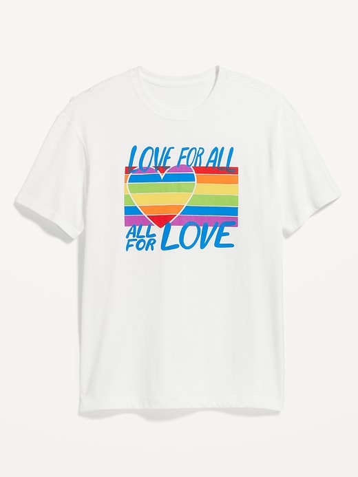 View large product image 1 of 2. Matching Pride Gender-Neutral T-Shirt for Adults