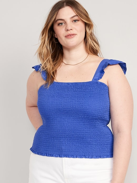 Image number 7 showing, Fitted Ruffle Crop Top