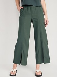 High-Waisted StretchTech Wide-Leg Pants | Old Navy