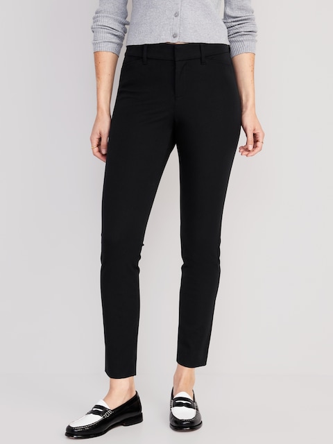Mid-Rise Pixie Skinny Ankle Pants