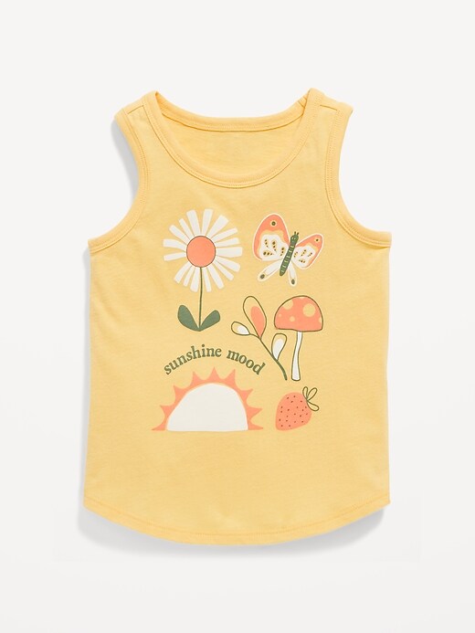 View large product image 1 of 2. Graphic Tank Top for Toddler Girls