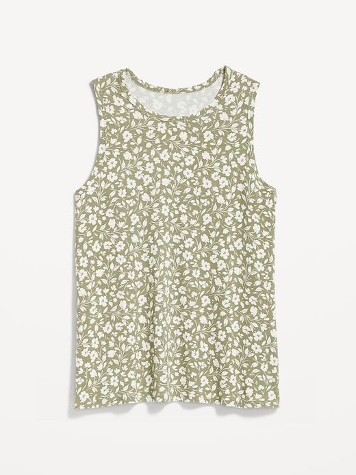 Image number 4 showing, Sleeveless Luxe Floral-Print T-Shirt