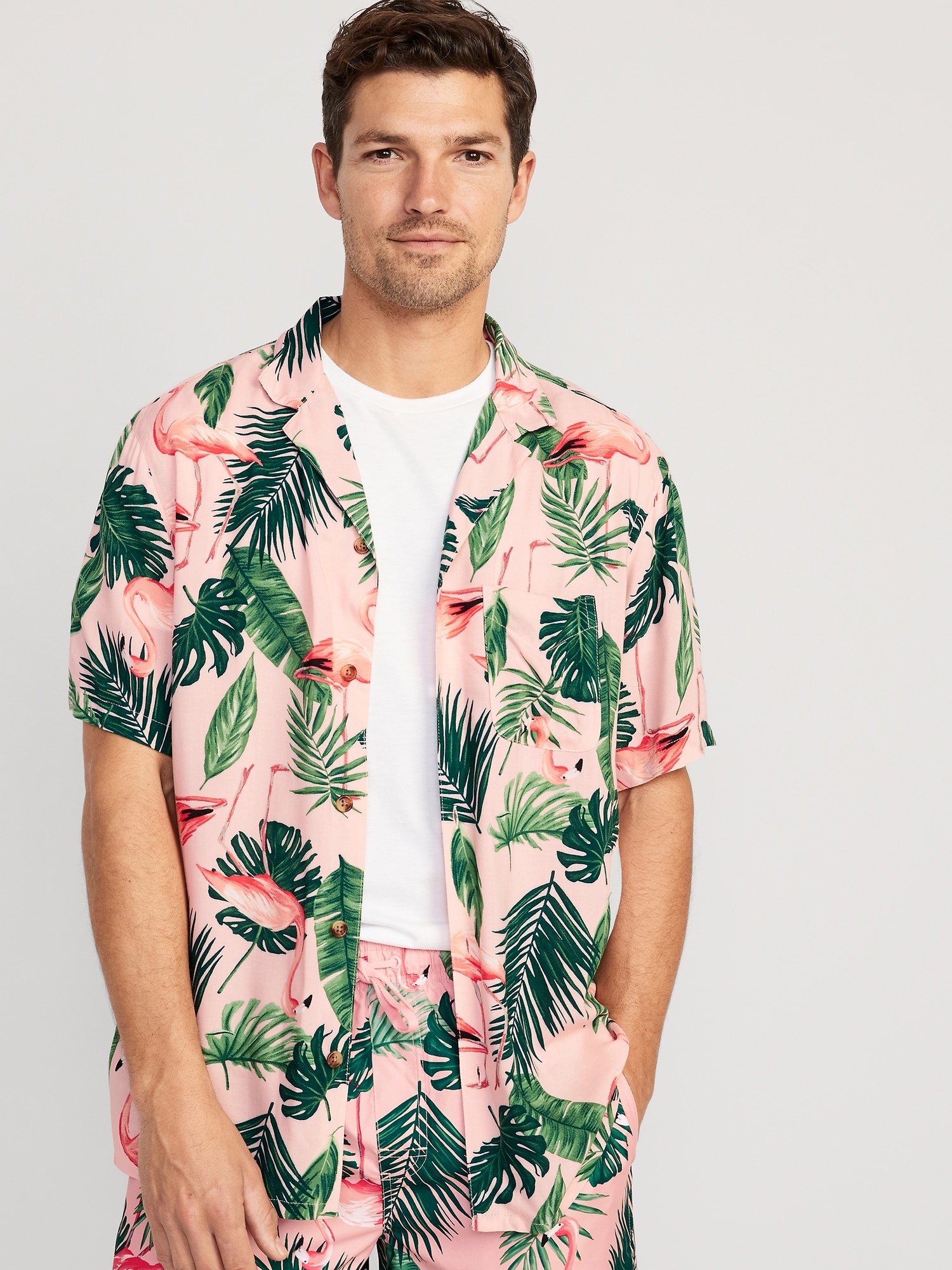 Men's Floral Print Shirts
