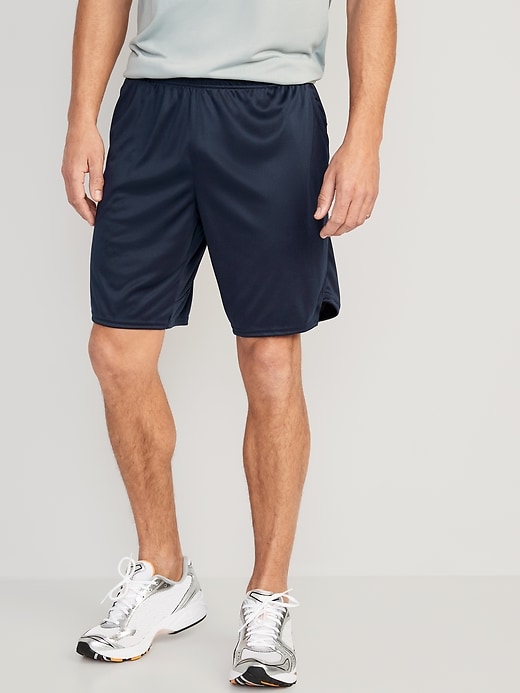 View large product image 2 of 3. 2-Pack Go-Dry Cool Mesh Basketball Shorts -- 9-inch inseam