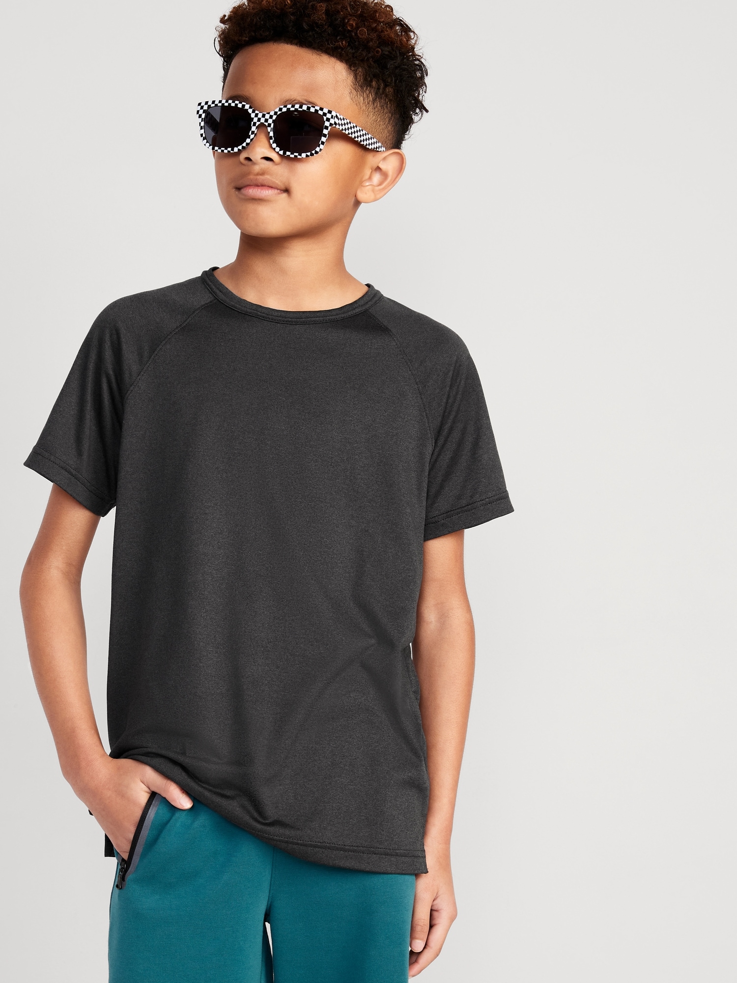 Old Navy Cloud 94 Soft Performance T-Shirt for Boys black. 1