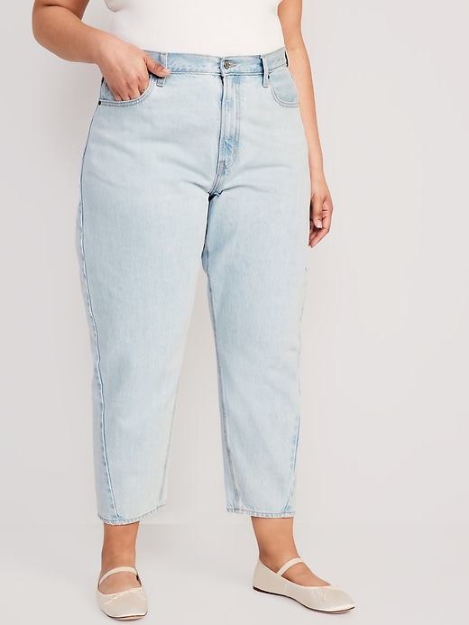 Image number 7 showing, Extra High-Waisted Non-Stretch Ankle-Length Balloon Jeans for Women