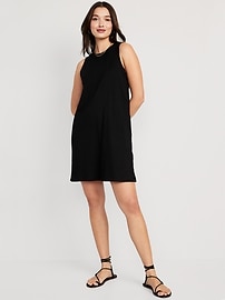 Sleeveless Vintage A-Line Mini Shift Dress