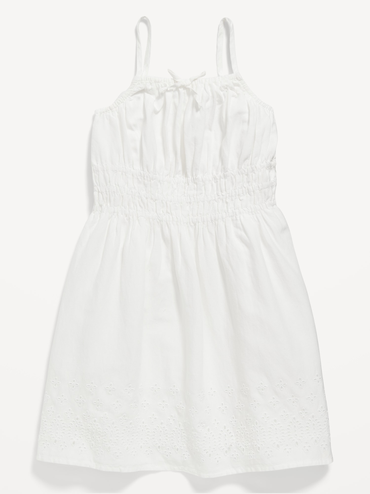 Sleeveless Tie-Front Cutwork Dress for Toddler Girls | Old Navy