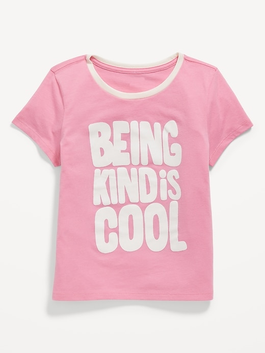View large product image 1 of 2. Short-Sleeve Graphic T-Shirt for Girls