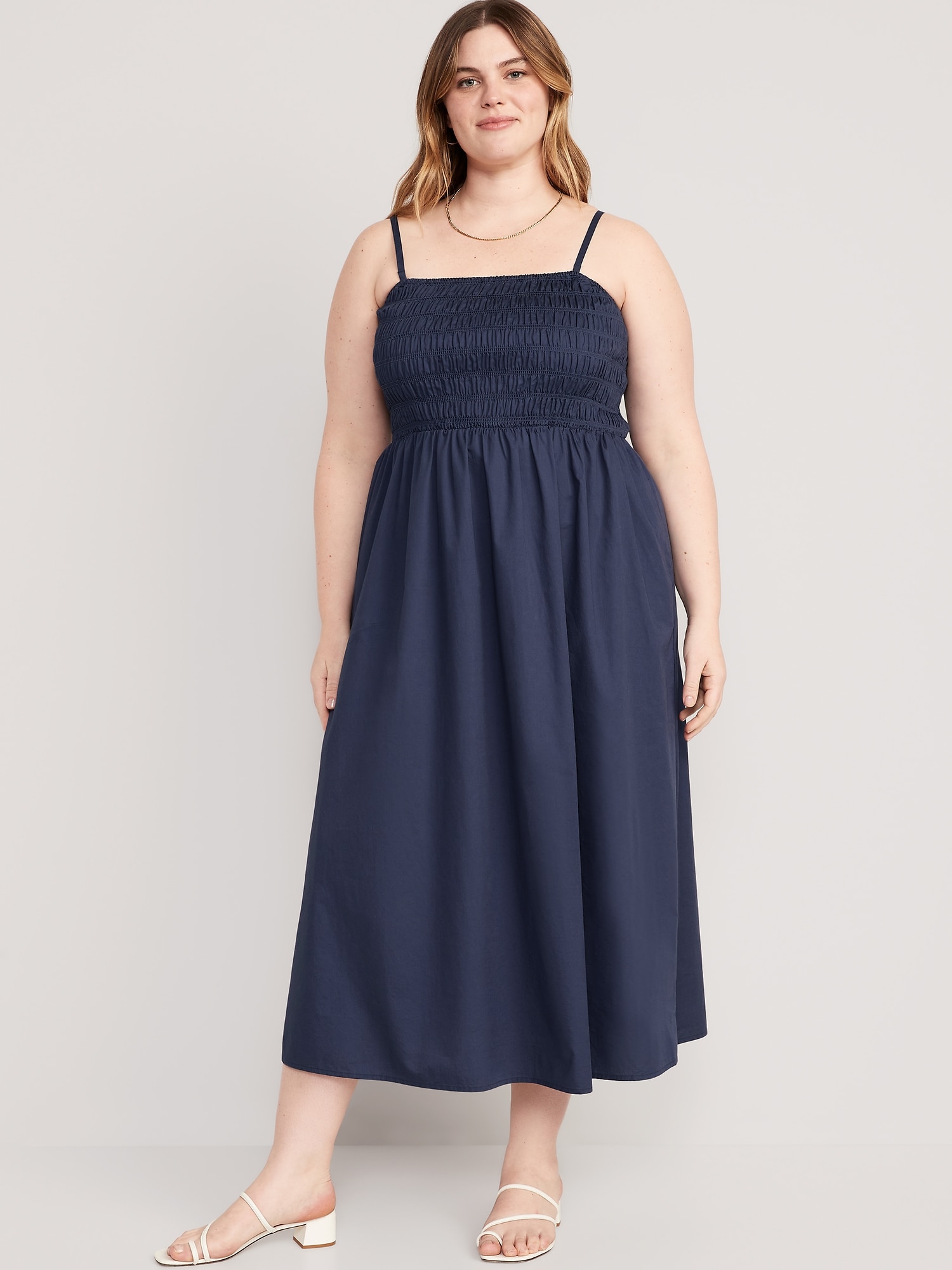 Fit & Flare Smocked Maxi Cami … curated on LTK
