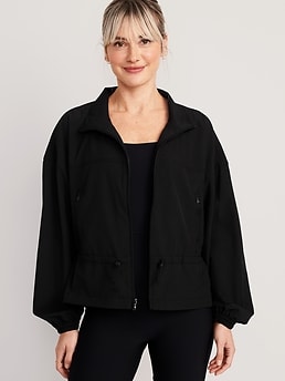 Loose StretchTech Cinched-Waist Jacket | Old Navy