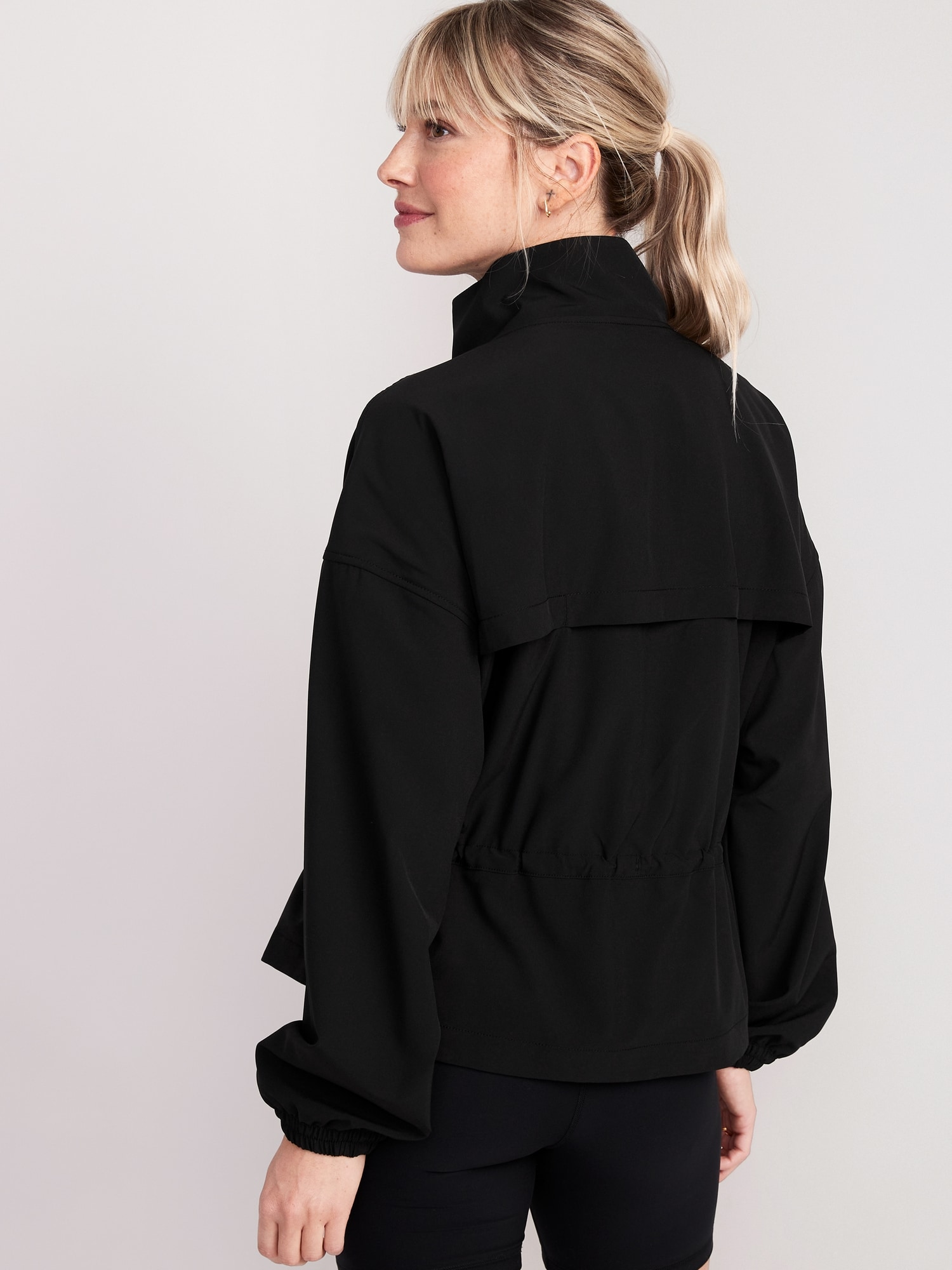 Loose StretchTech Cinched-Waist Jacket for Women | Old Navy