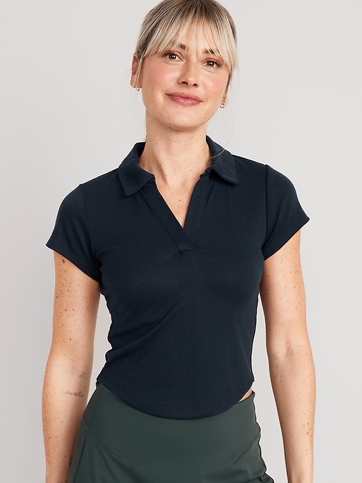 Image number 1 showing, UltraLite Rib-Knit Polo
