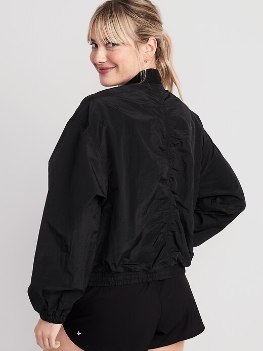 【LEINWANDE】Nylon Cropped Jacket LEINWANDE Nylon Cropped Jacket