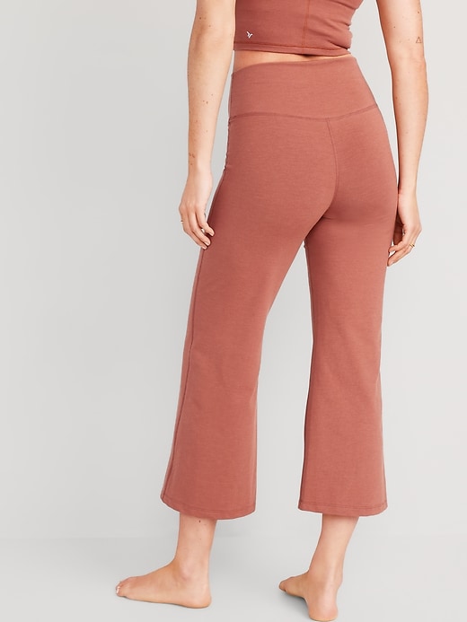 Image number 2 showing, Extra High-Waisted PowerChill Cropped Wide-Leg Yoga Pants