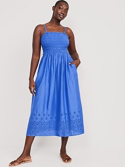 Joie Womens Size XS Damasia Dress Marais Blue Cobalt Lace Fit & Flare  Sleeveless