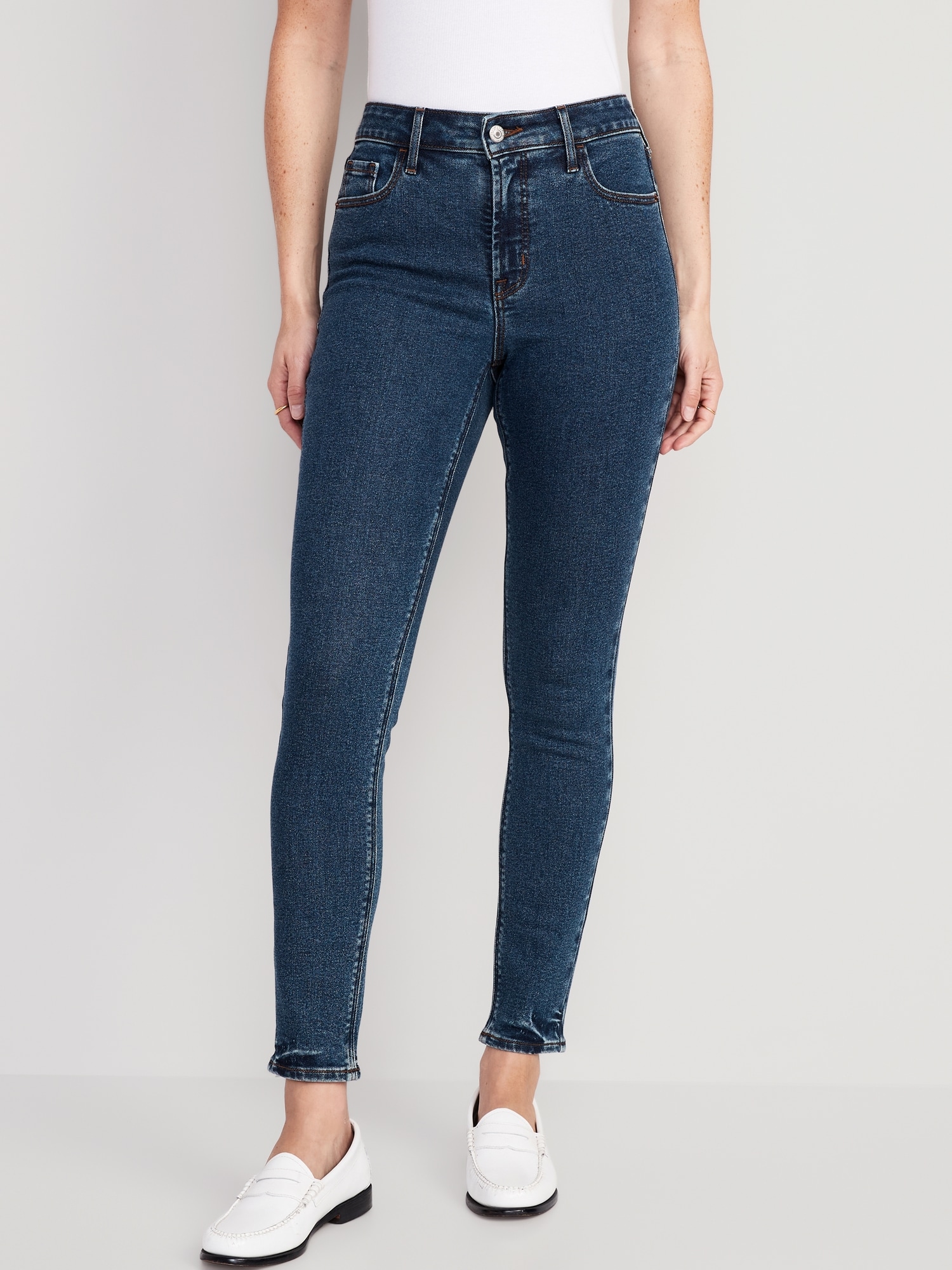 Oldnavy High-Waisted Rockstar Super-Skinny Jeans for Women