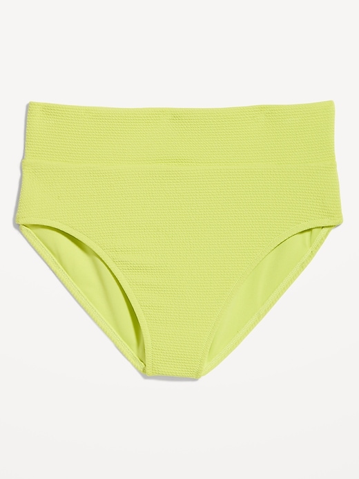 Image number 4 showing, High-Waisted Pucker Classic Bikini Swim Bottoms