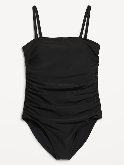 Image number 4 showing, Convertible Bandeau One-Piece Swimsuit