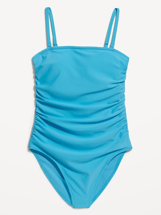 Image number 4 showing, Convertible Bandeau One-Piece Swimsuit