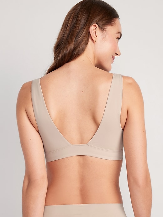 Peachat Triangle Bralette for Women A/B Cups Ribbed X Back Lightweight Thin  Strap Bralettes V Neck Pull On Wireless Unpadded Bra (2 Pack(My), M) at   Women's Clothing store