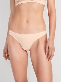 Image number 1 showing, Low-Rise No-Show Thong