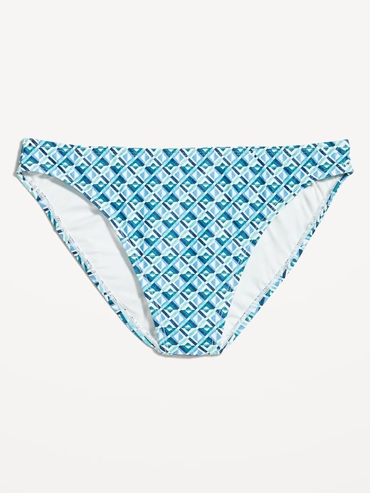 Image number 4 showing, High-Waisted Printed French-Cut Bikini Swim Bottoms