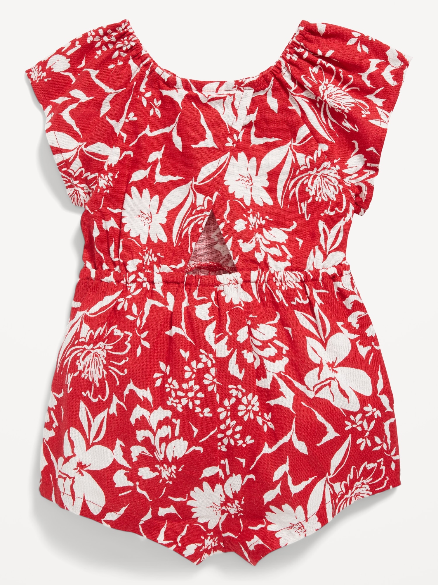 Flutter sleeve outlet romper baby