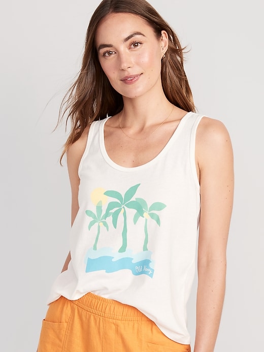 ■FILA■ Small Logo Graphic Tank TopFS2RSH2156FBLK 1100FS2RS Logo Graphic Tank Top | Old Navy