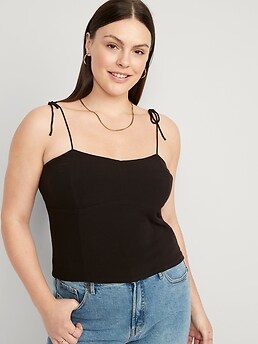 Larkin Tie Shoulder Corset Top