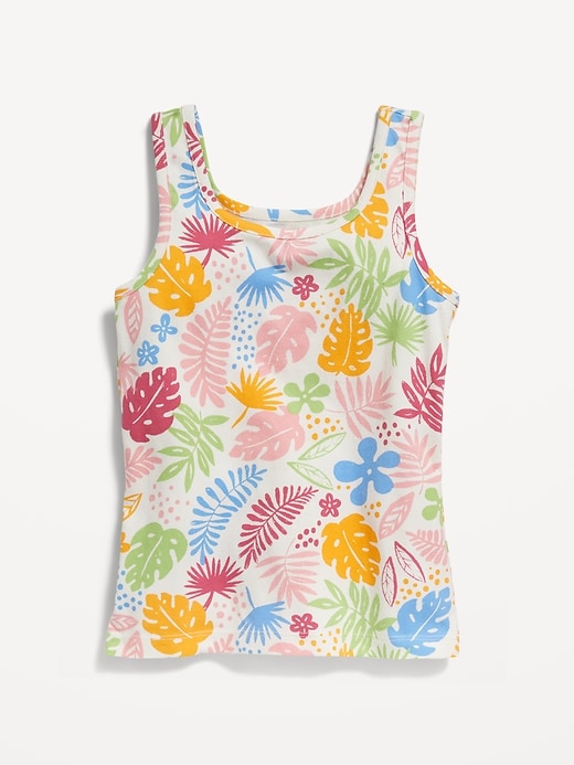View large product image 1 of 1. Printed Fitted Tank Top for Girls