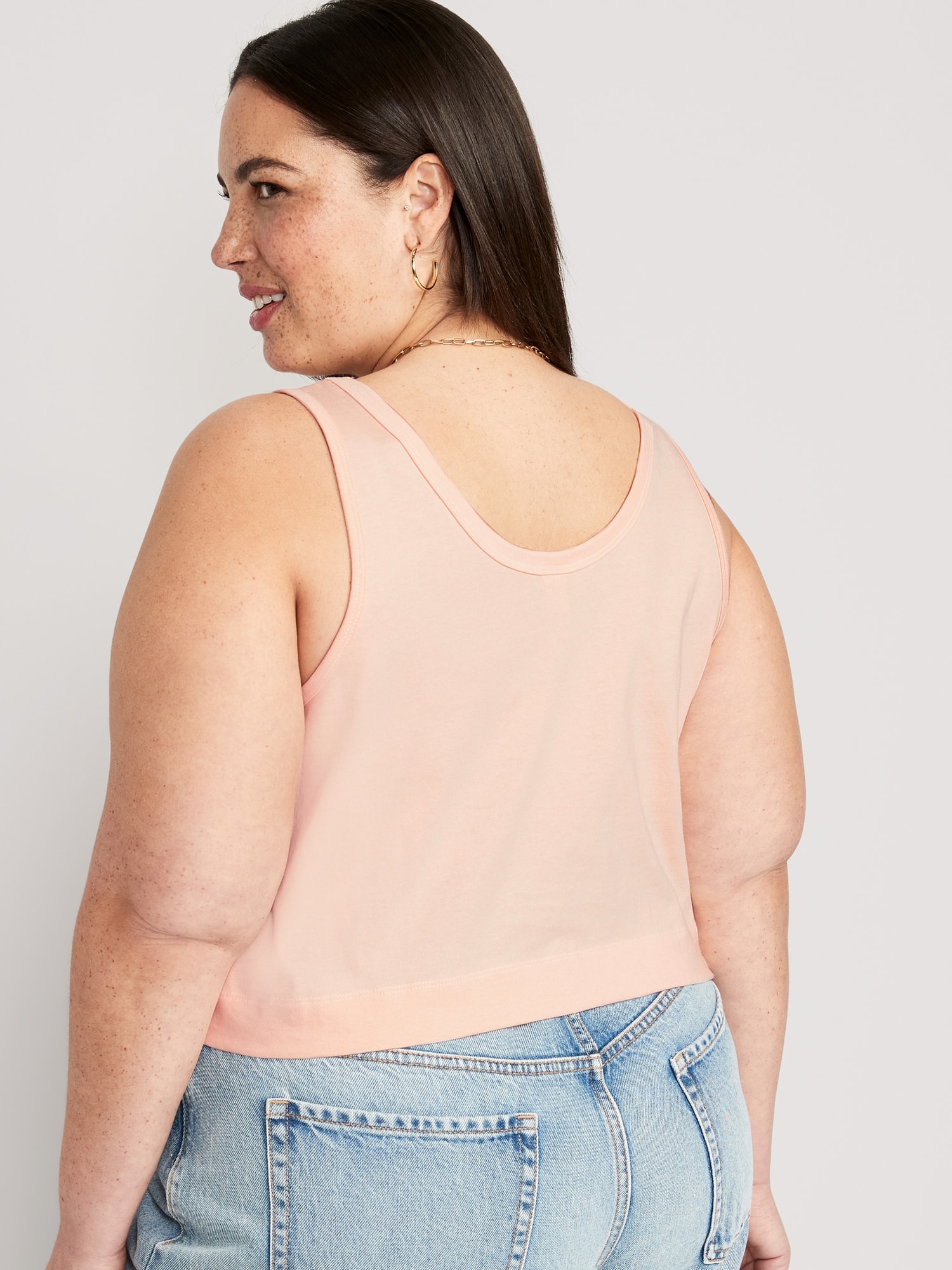 Old Navy Women's Vintage Cropped Tank Top - - Plus Size 3X