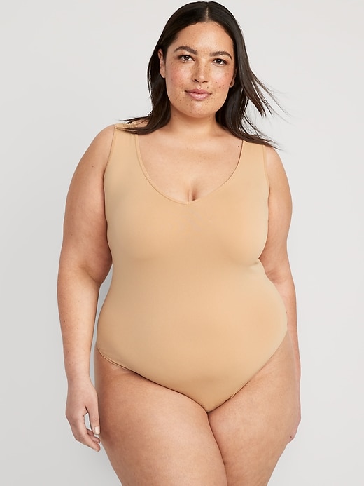 Image number 7 showing, Seamless Base-Layer Tank Top Bodysuit