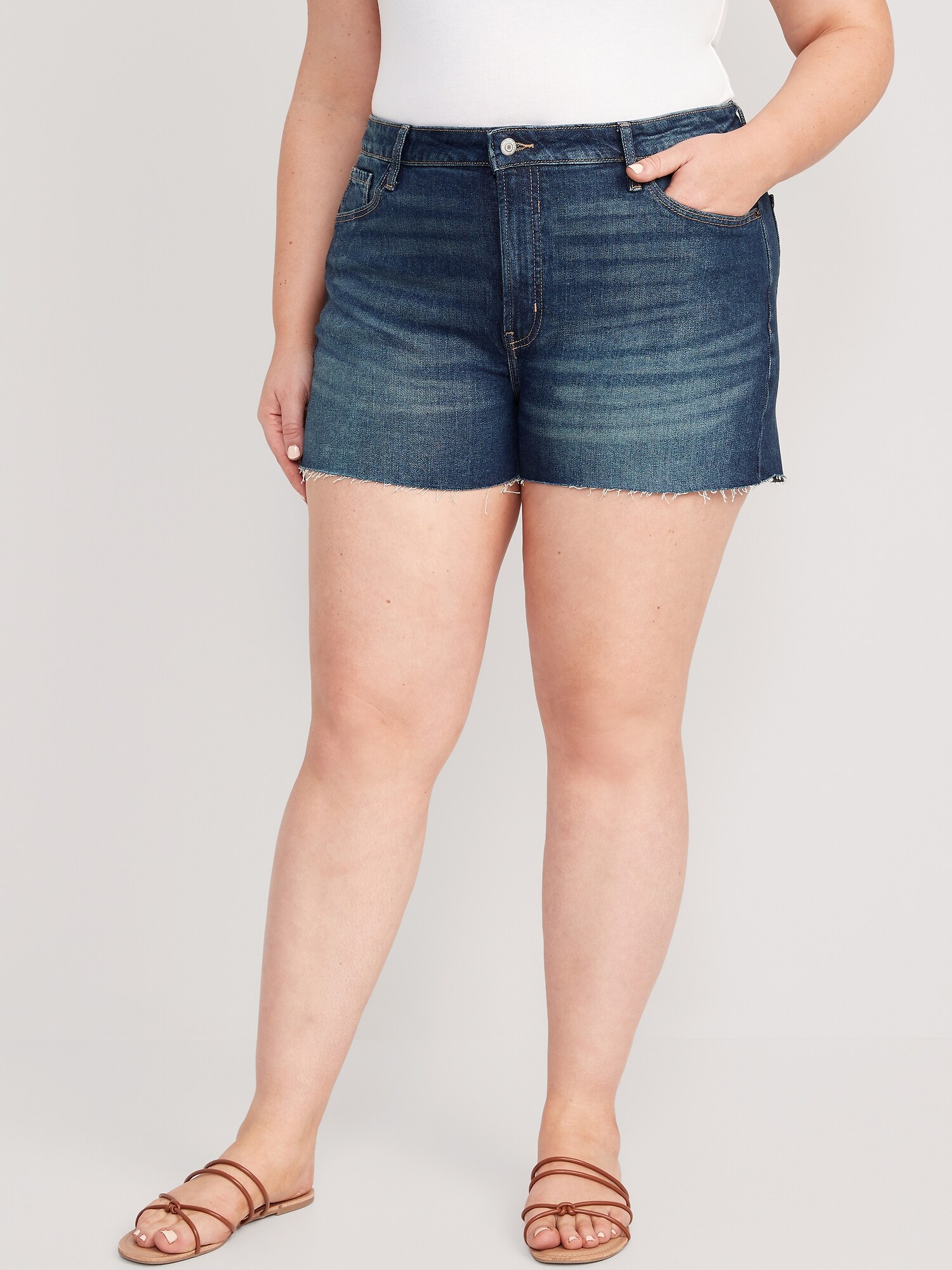 HighWaisted OG Straight CutOff Jean Shorts 3inch inseam Old Navy