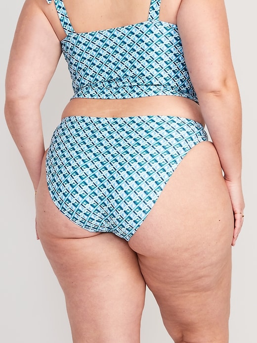 Image number 8 showing, High-Waisted Printed French-Cut Bikini Swim Bottoms